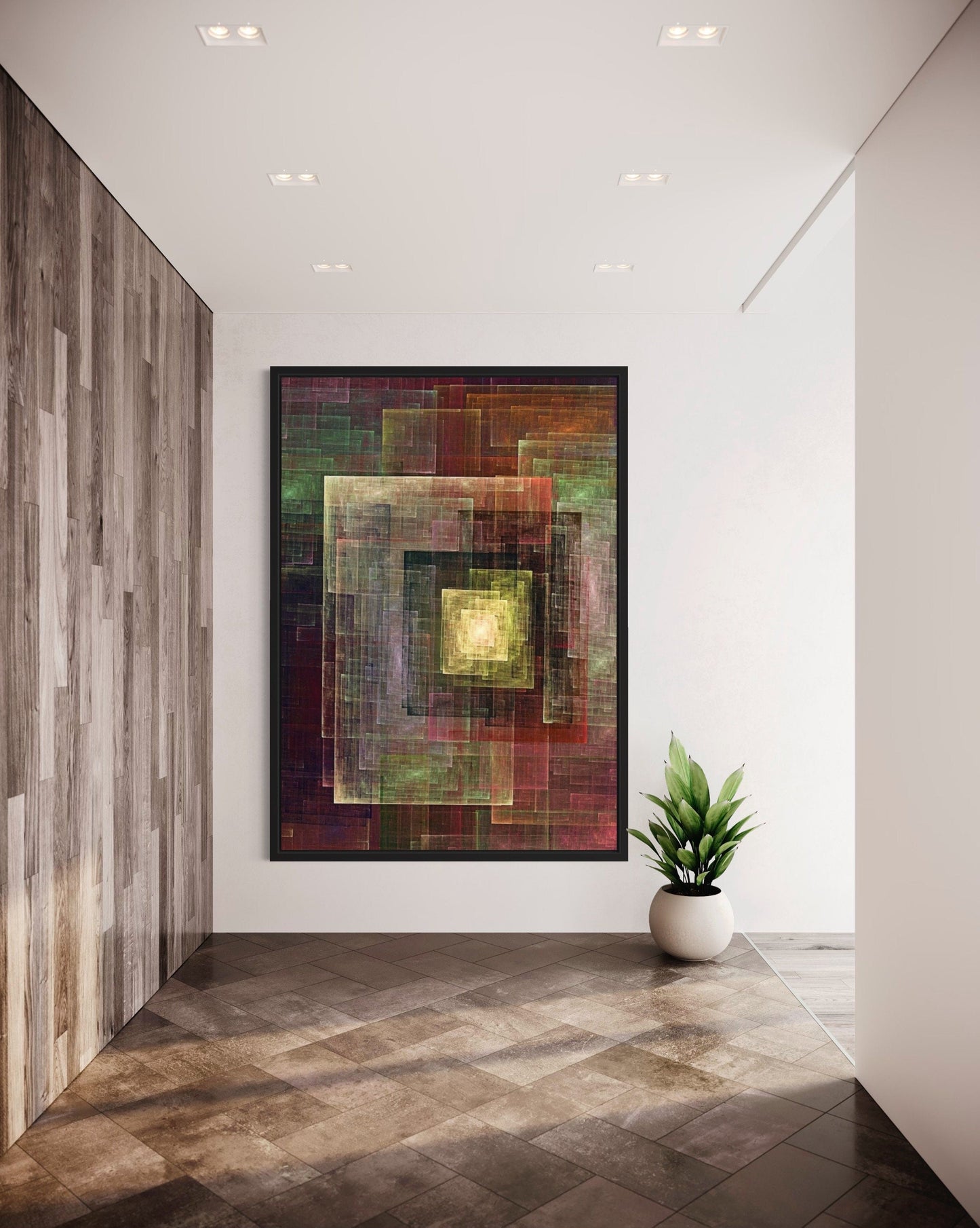 Rectangle Abstract Print