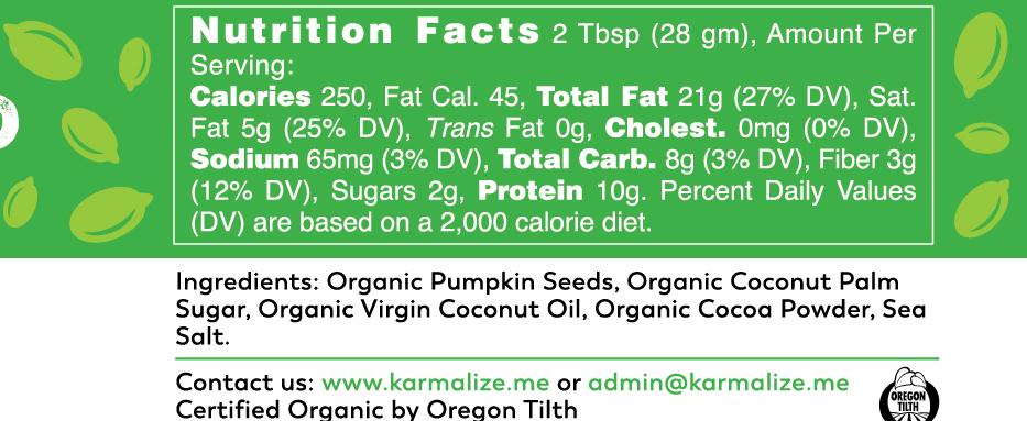 Organic Vegan Cacao Pumpkin Seed ButterFood & BeveragePurple Ares13.87Food & BeverageOrganic Vegan Cacao Pumpkin Seed ButterOrganic Vegan Cacao Pumpkin Seed Butter - Premium Food & Beverage from Purple Ares - Just CHF 13.87! Shop now at Maria Bitonti Home Decor