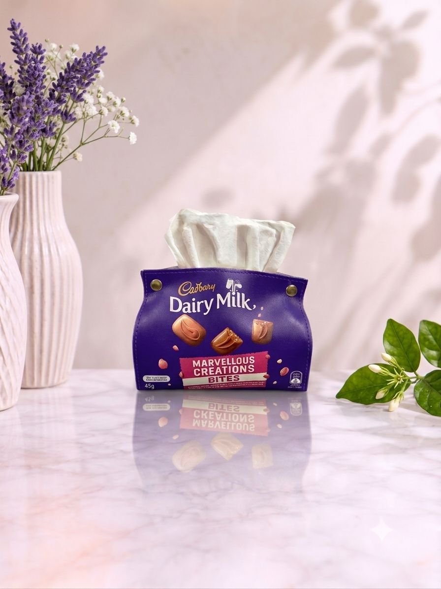 Tissue pouch Dark Plum